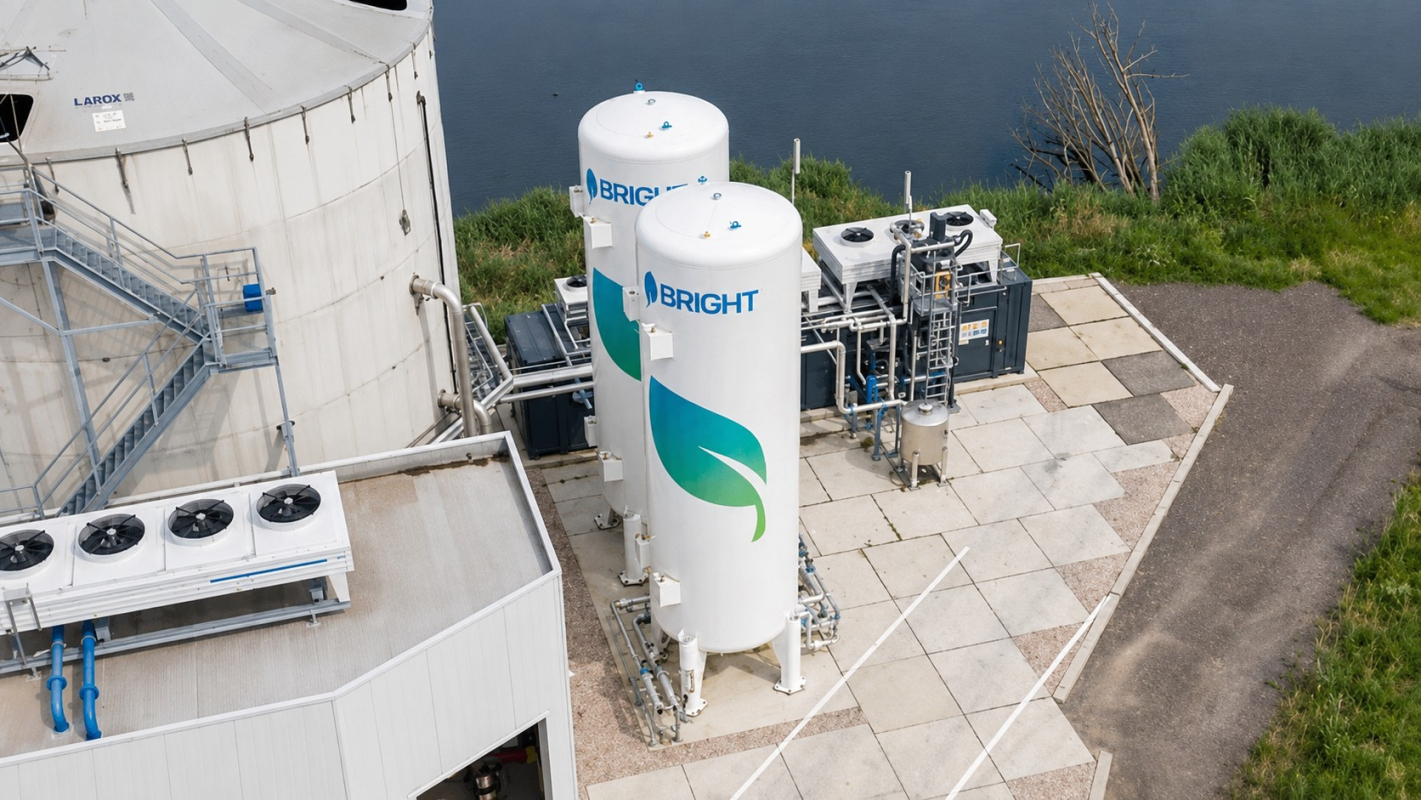 Première mondiale : du CO₂ issu du biogaz capté et stocké sous la mer