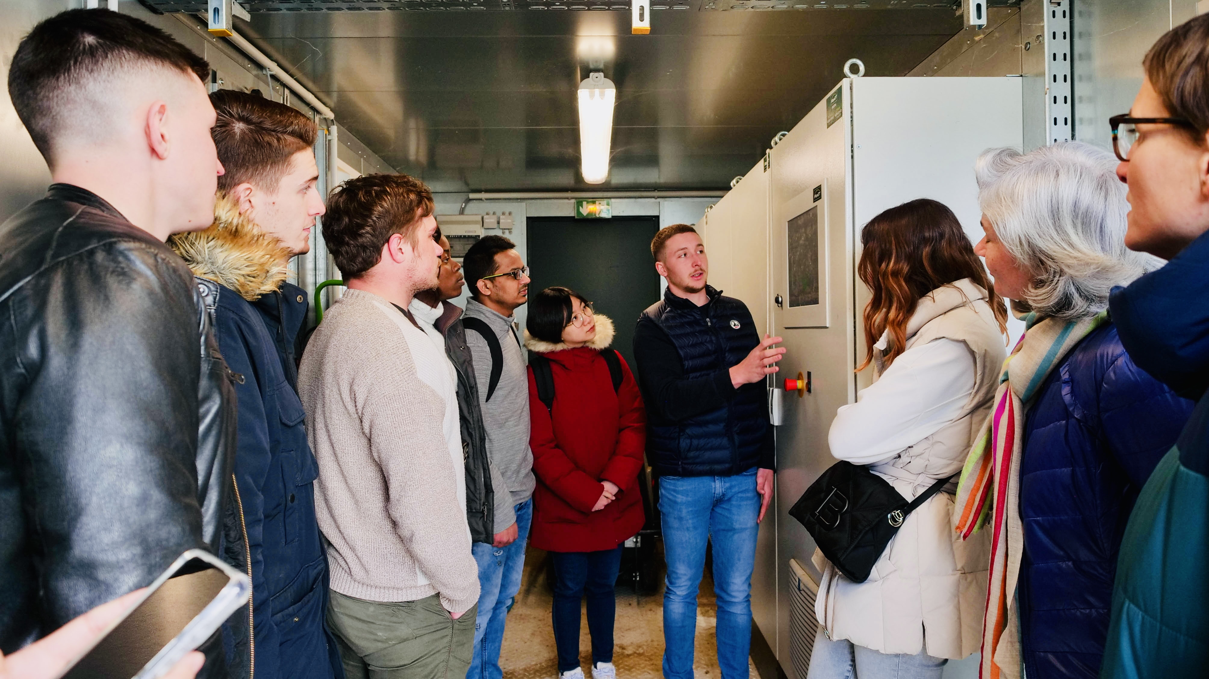 Visite du site de méthanisation de Brioude par les étudiants de l'ESC de Clermont-Ferrand